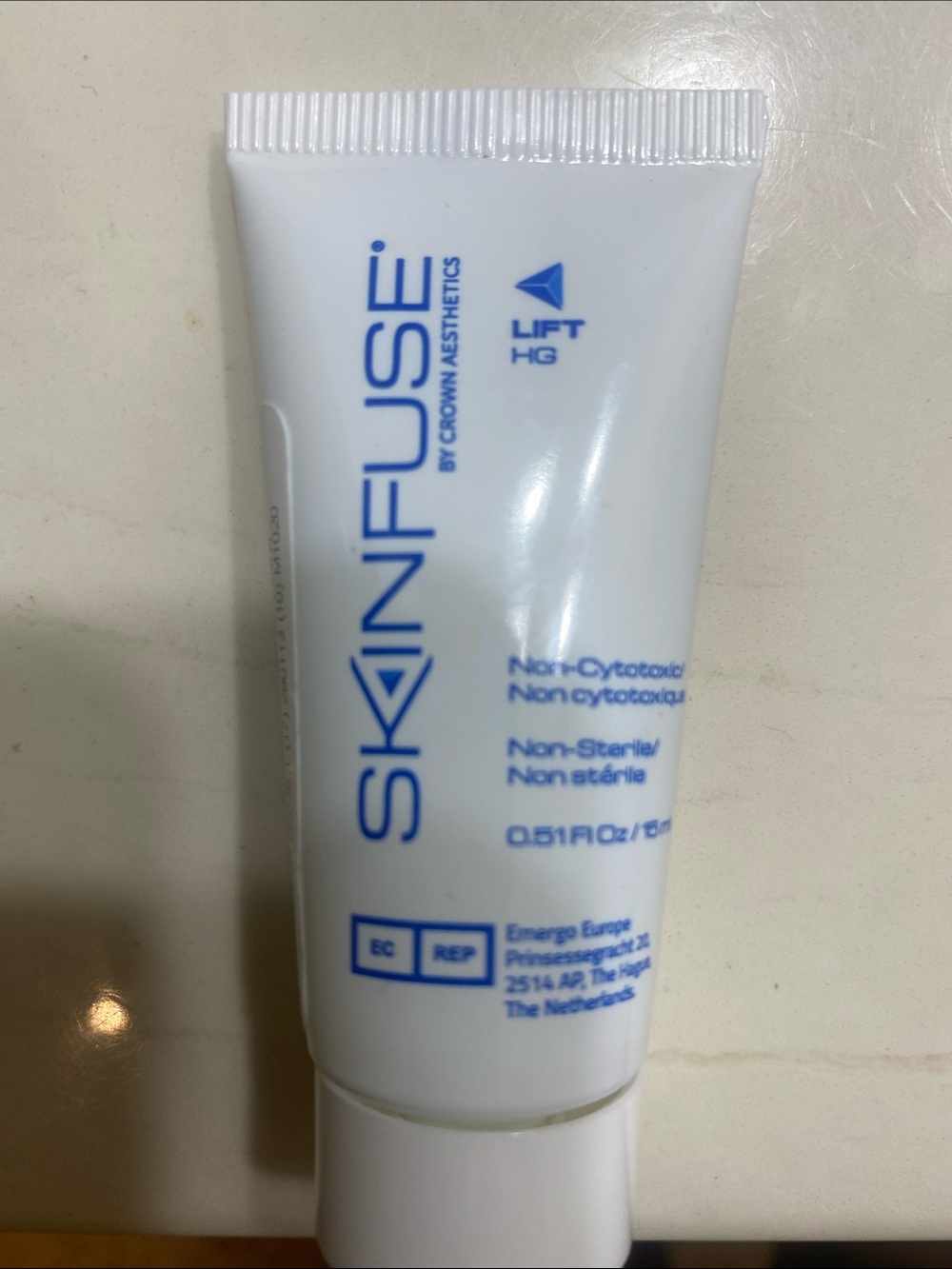 Skinfuse Lift HG Skincare Gel - White & Blue Tube
